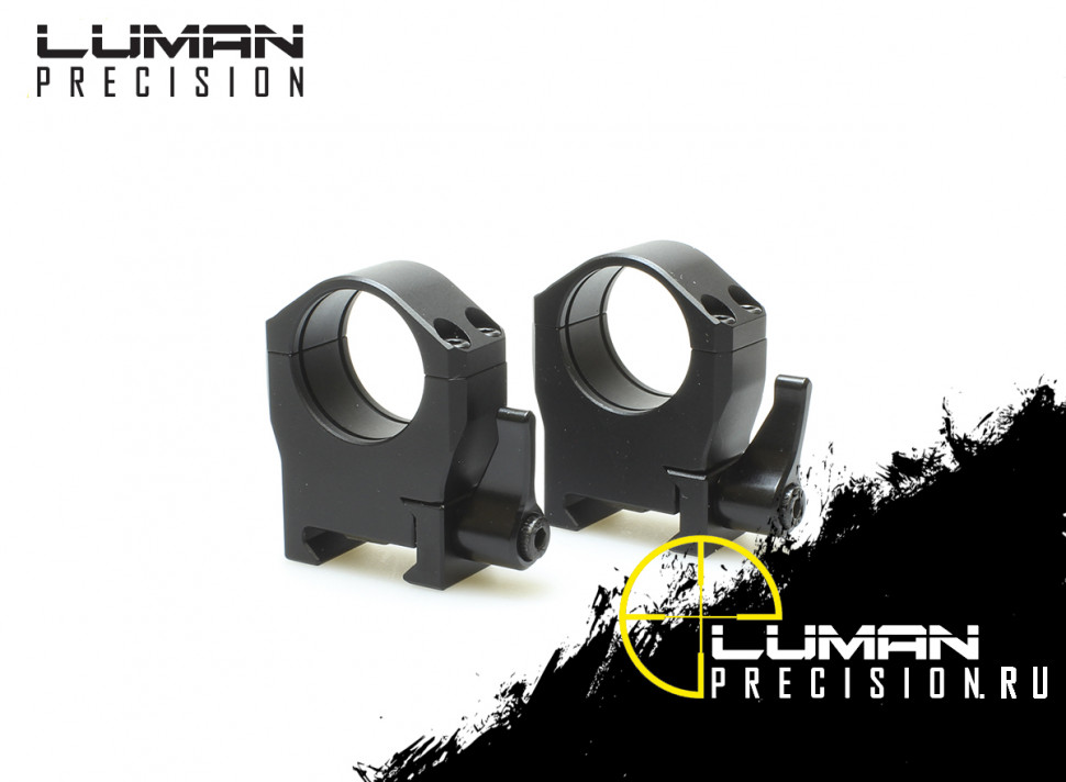 Быстросъемные кольца Luman Precision LP 26 мм (BH=16 мм средние) на Weaver/Picatinny